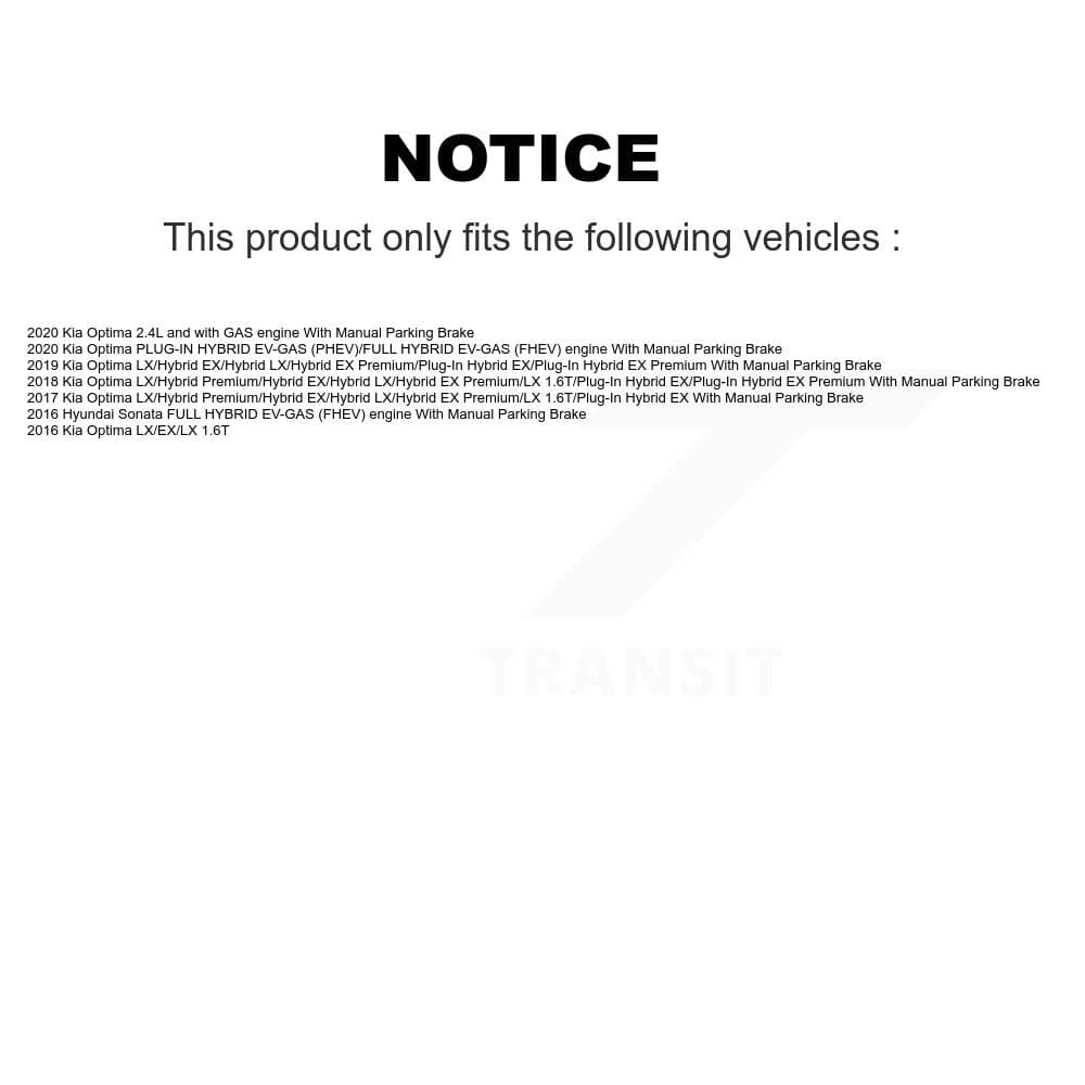 AmeriBRAKES - KNF-100181 - Front and Rear Disc Brake Pad Kits image 14