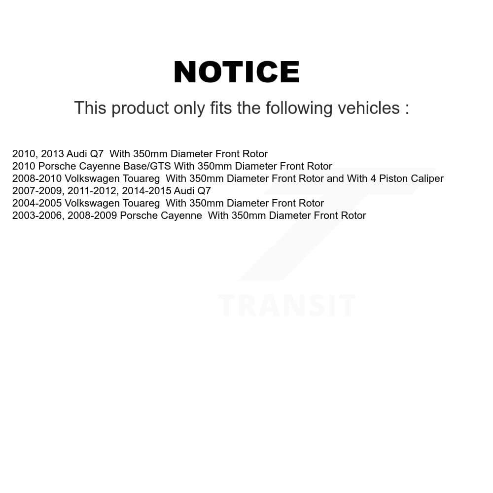 AmeriBRAKES - KNF-100228 - Front and Rear Disc Brake Pad Kits image 8