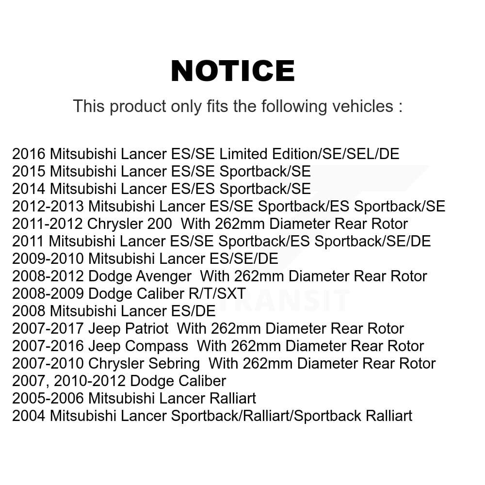 AmeriBRAKES - KNF-100342 - Front and Rear Disc Brake Pad Kits image 8