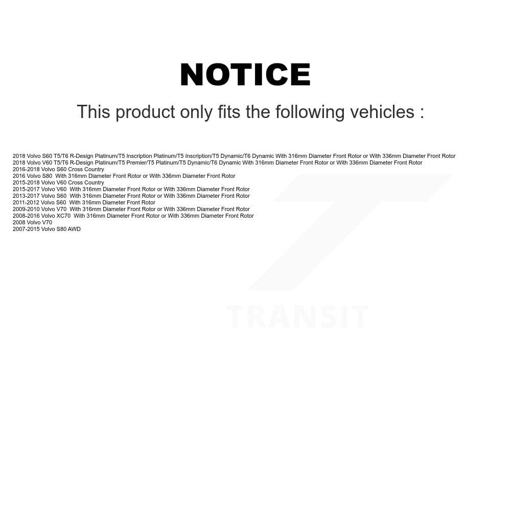 AmeriBRAKES - KNF-100449 - Front and Rear Disc Brake Pad Kits image 8