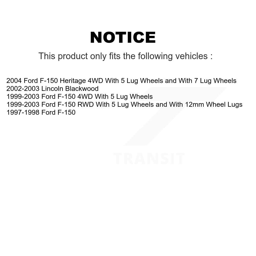 AmeriBRAKES - KNF-100474 - Front and Rear Disc Brake Pad Kits image 14