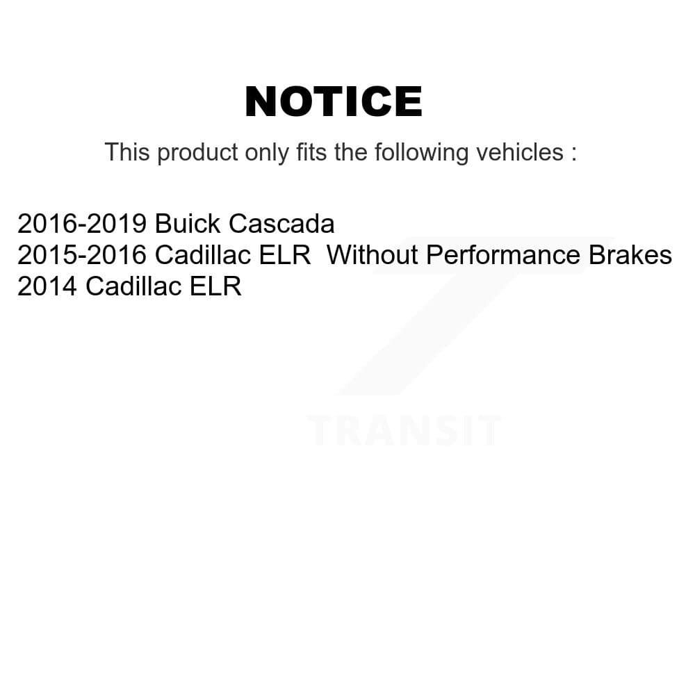 AmeriBRAKES - KNF-100614 - Front and Rear Disc Brake Pad Kits image 14