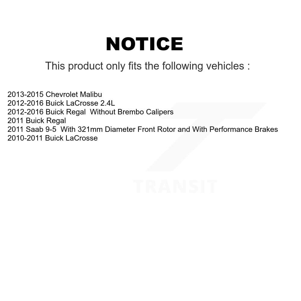 AmeriBRAKES - KNF-100616 - Front and Rear Disc Brake Pad Kits image 8