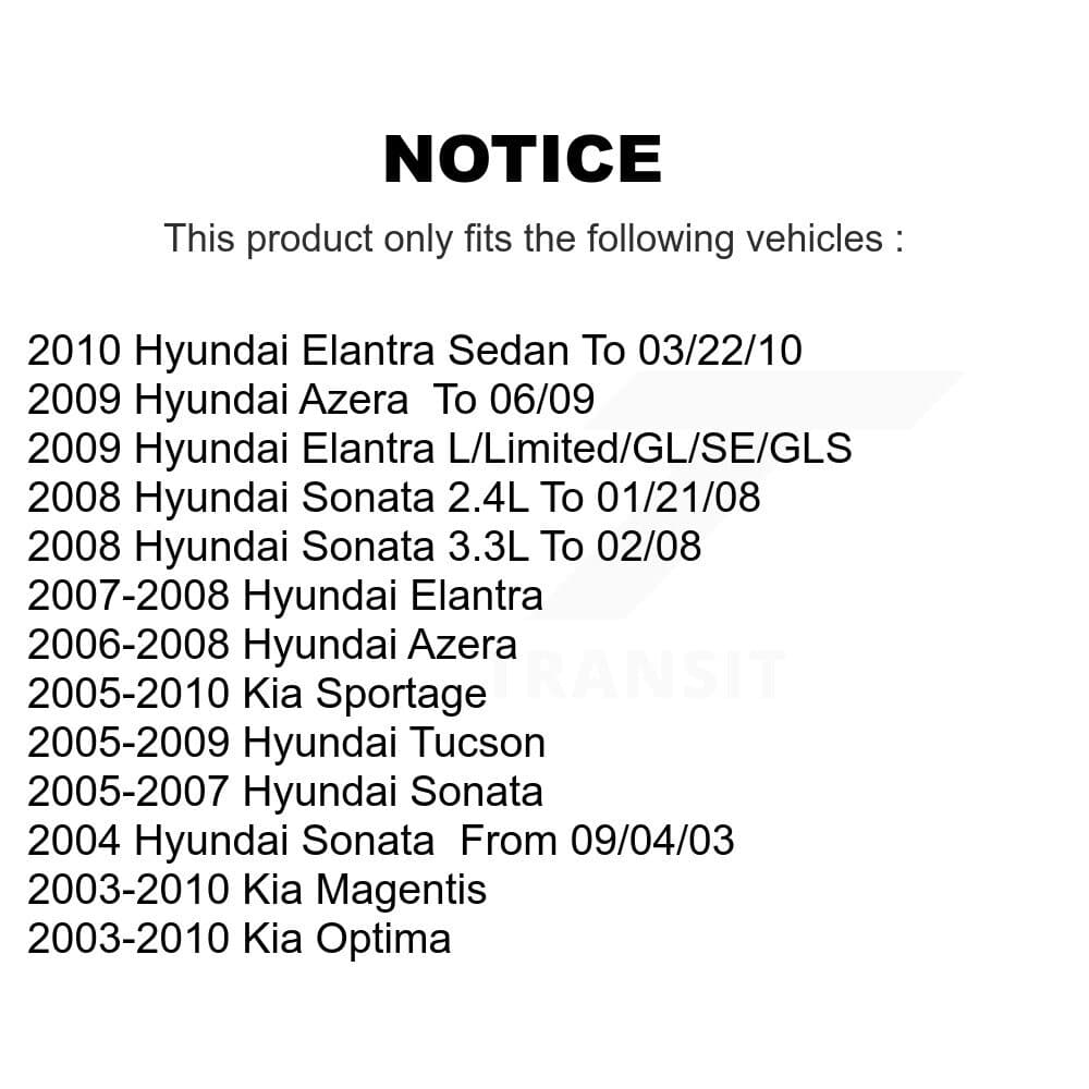 AmeriBRAKES - KNF-100765 - Front and Rear Disc Brake Pad Kits image 14