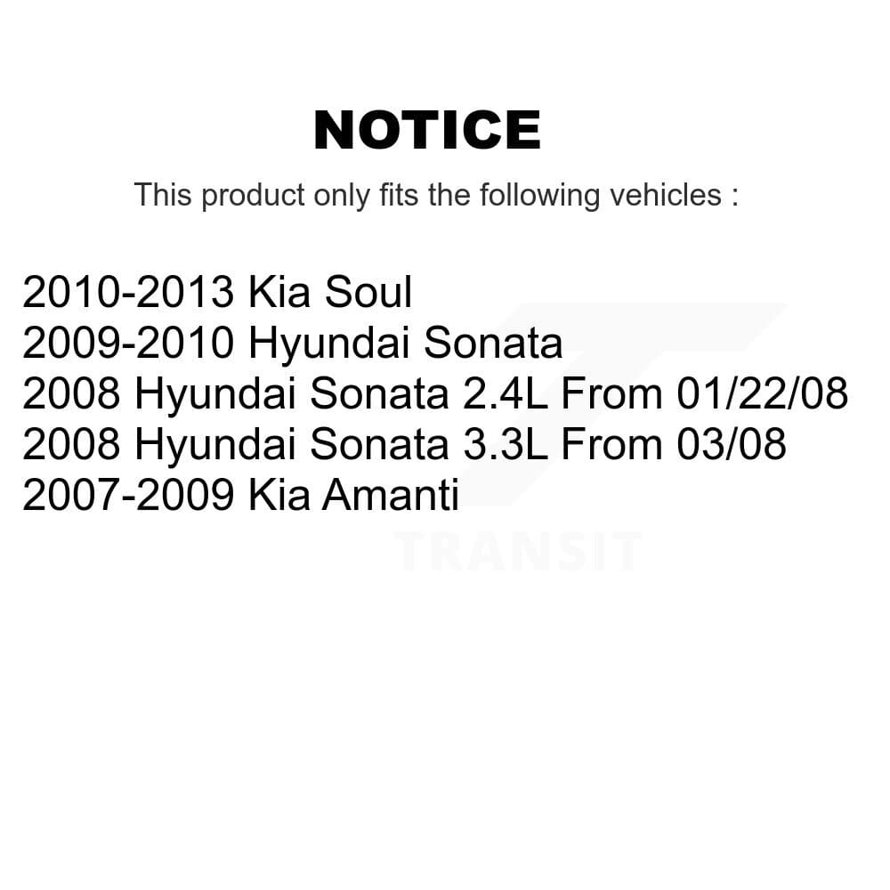 AmeriBRAKES - KNF-100785 - Front and Rear Disc Brake Pad Kits image 8