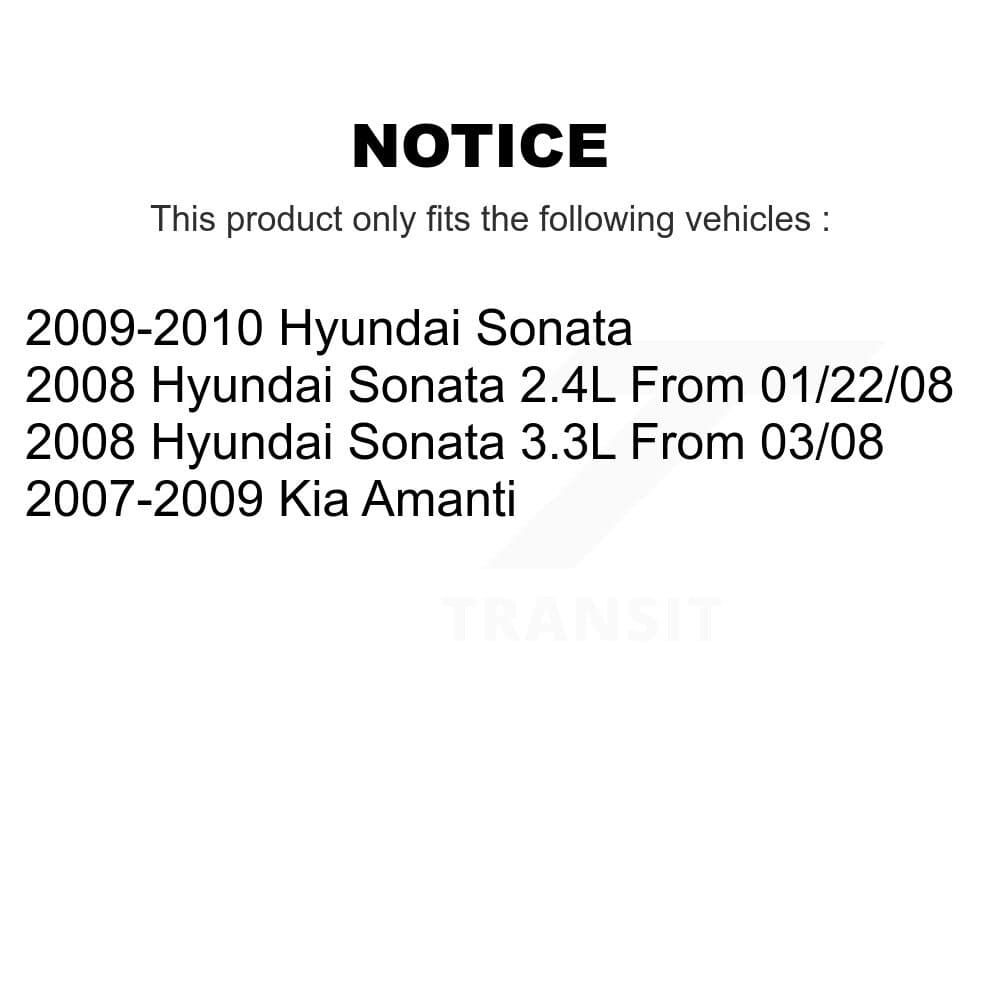 AmeriBRAKES - KNF-100789 - Front and Rear Disc Brake Pad Kits image 14