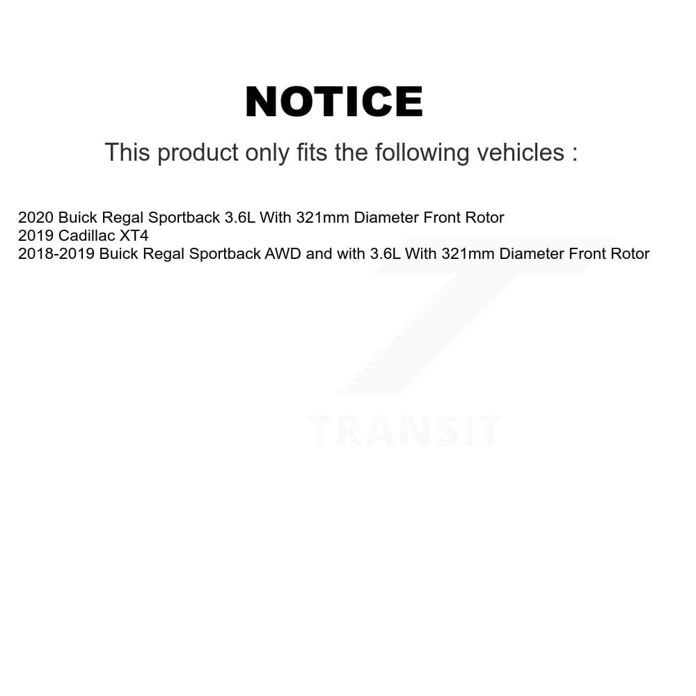 AmeriBRAKES - KNF-100807 - Front and Rear Disc Brake Pad Kits image 14