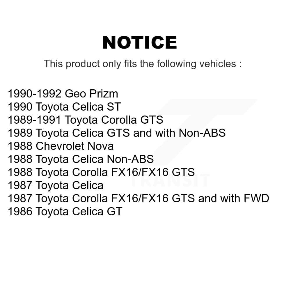 AmeriBRAKES - KNF-100840 - Front and Rear Disc Brake Pad Kits image 8