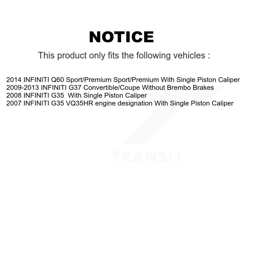 AmeriBRAKES - KNF-100911 - Front and Rear Disc Brake Pad Kits image 14