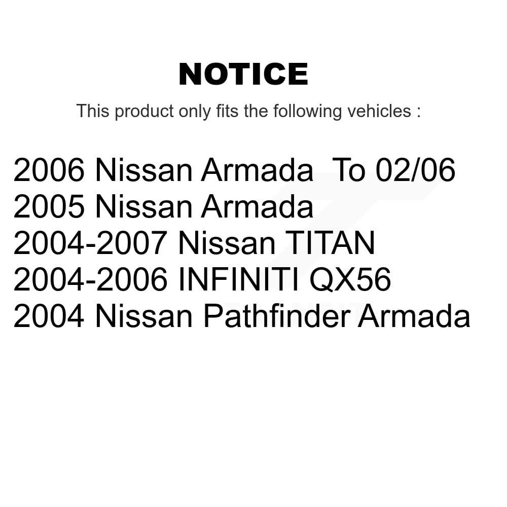 AmeriBRAKES - KNF-100980 - Front and Rear Disc Brake Pad Kits image 8