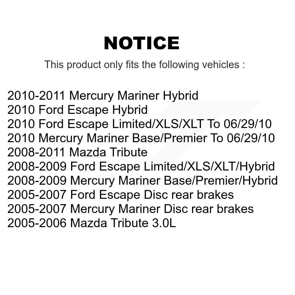 AmeriBRAKES - KNF-101056 - Front and Rear Disc Brake Pad Kits image 8