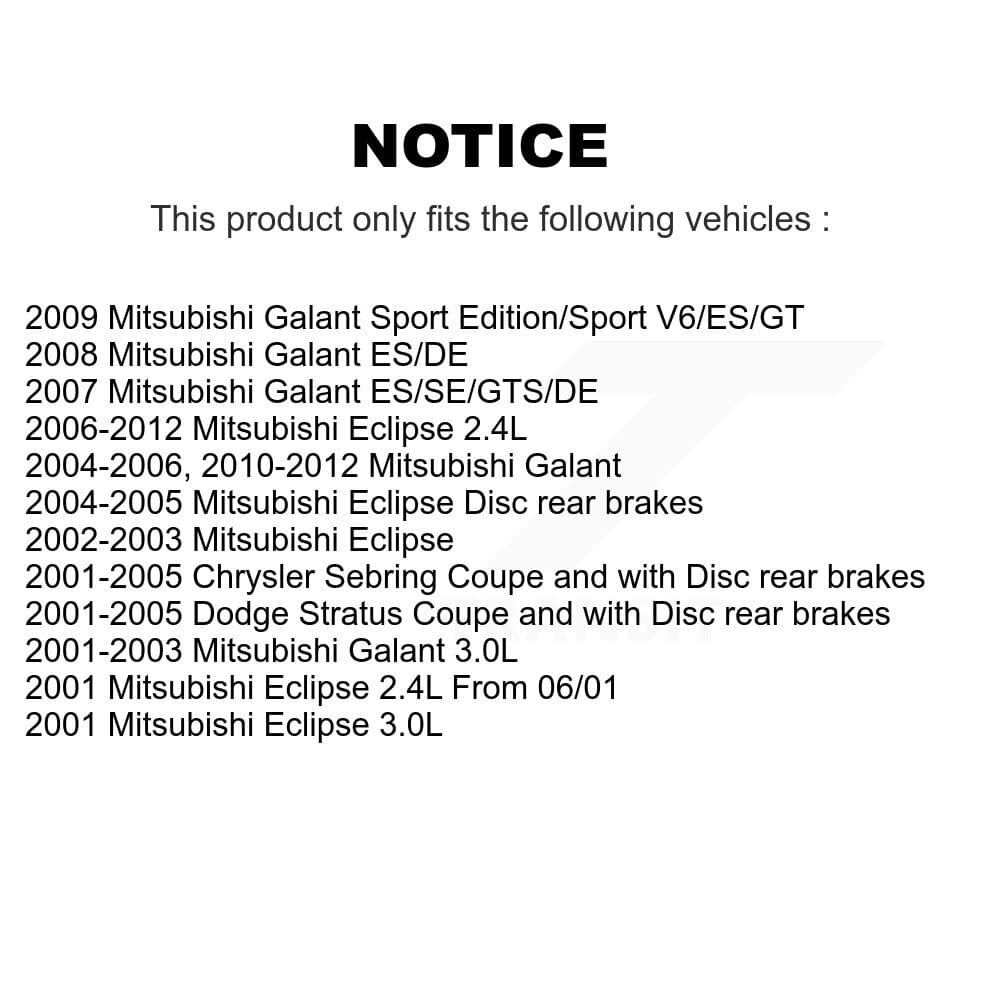 AmeriBRAKES - KNF-101220 - Front and Rear Disc Brake Pad Kits image 14