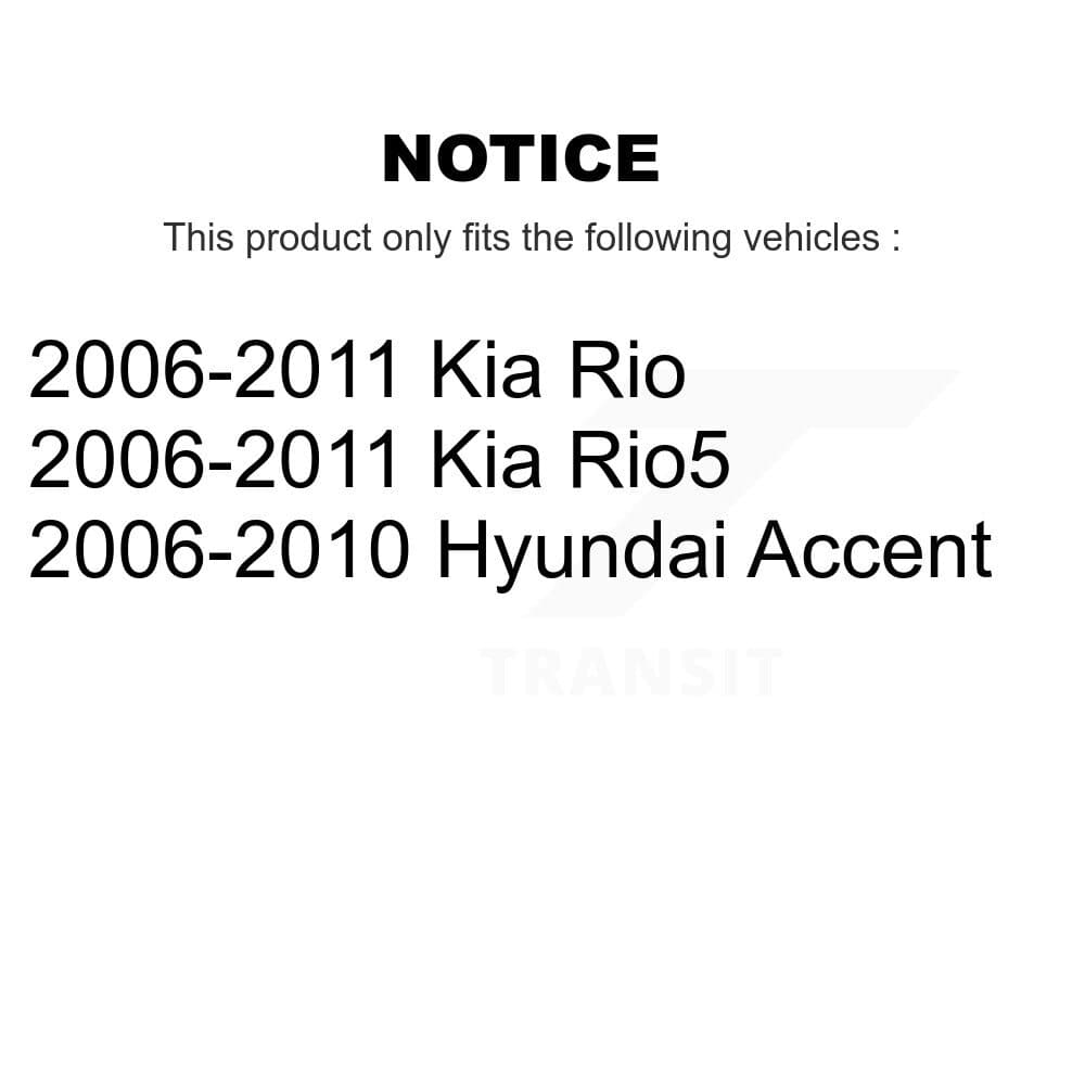 AmeriBRAKES - KNF-101403 - Front and Rear Disc Brake Pad Kits image 14