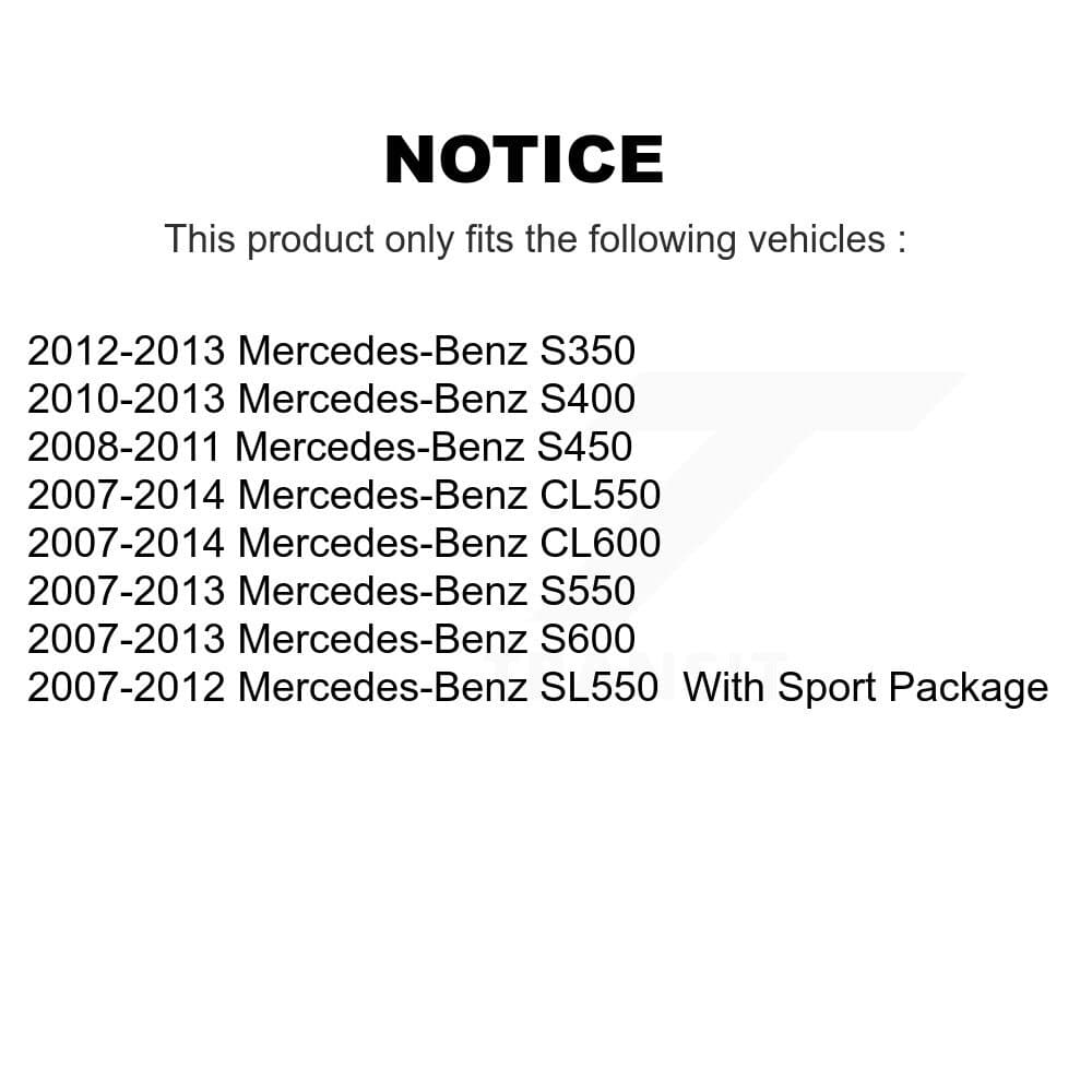 AmeriBRAKES - KNF-101405 - Front and Rear Disc Brake Pad Kits image 8