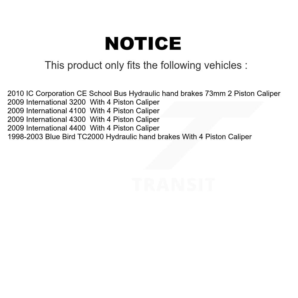 AmeriBRAKES - KNF-101585 - Front and Rear Disc Brake Pad Kits image 8