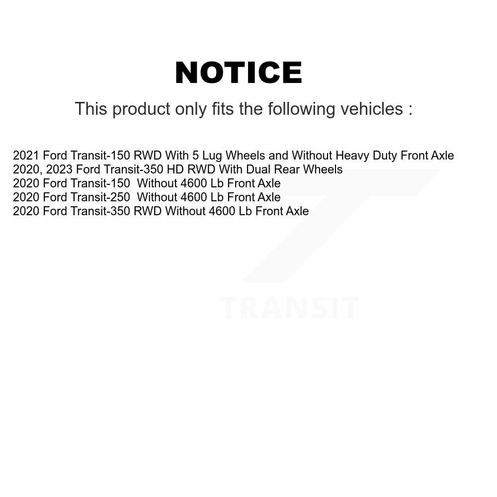 AmeriBRAKES - KNF-101687 - Front and Rear Disc Brake Pad Kits image 8