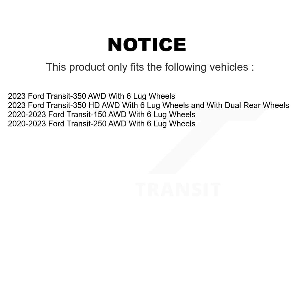 AmeriBRAKES - KNF-101754 - Front and Rear Disc Brake Pad Kits image 8