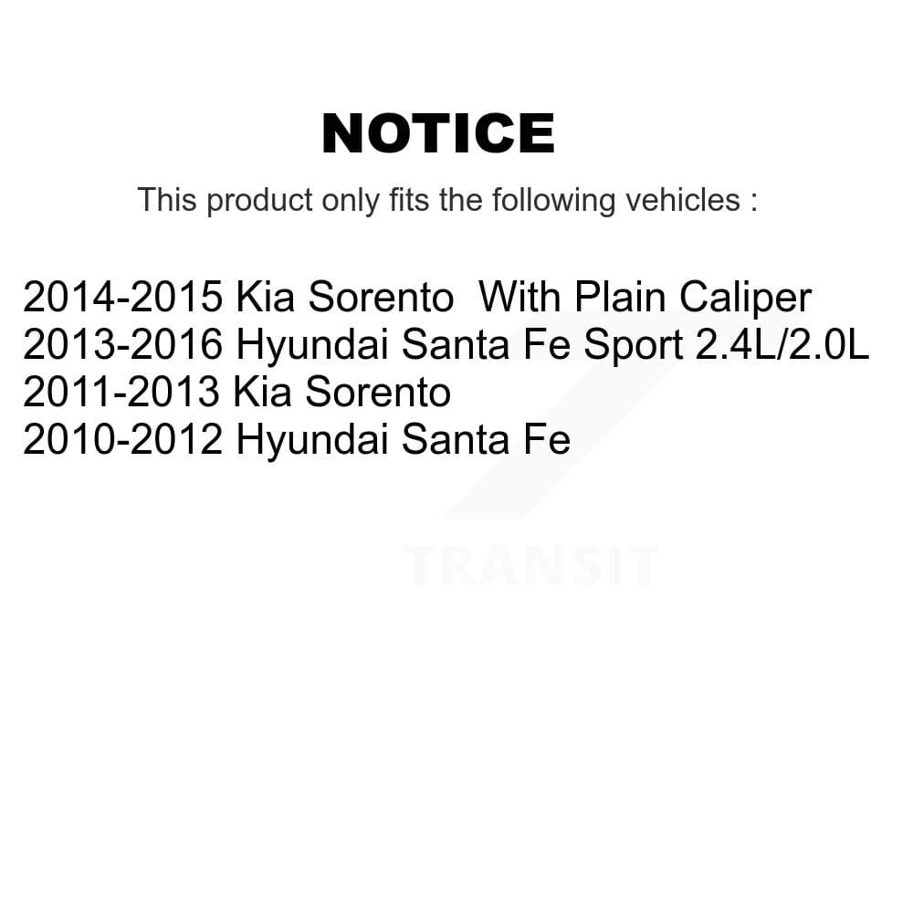 AmeriBRAKES - KNF-101856 - Front and Rear Disc Brake Pad Kits image 8
