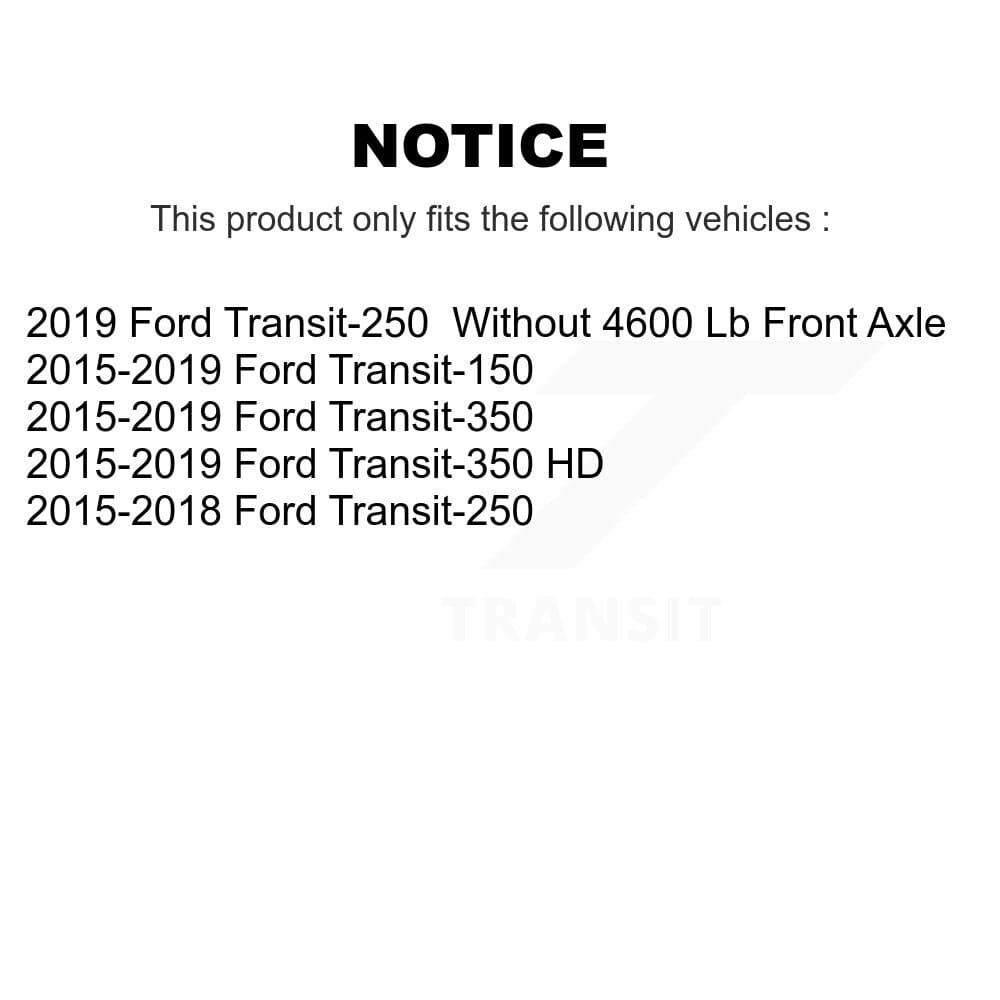 AmeriBRAKES - KNF-101874 - Front and Rear Disc Brake Pad Kits image 8