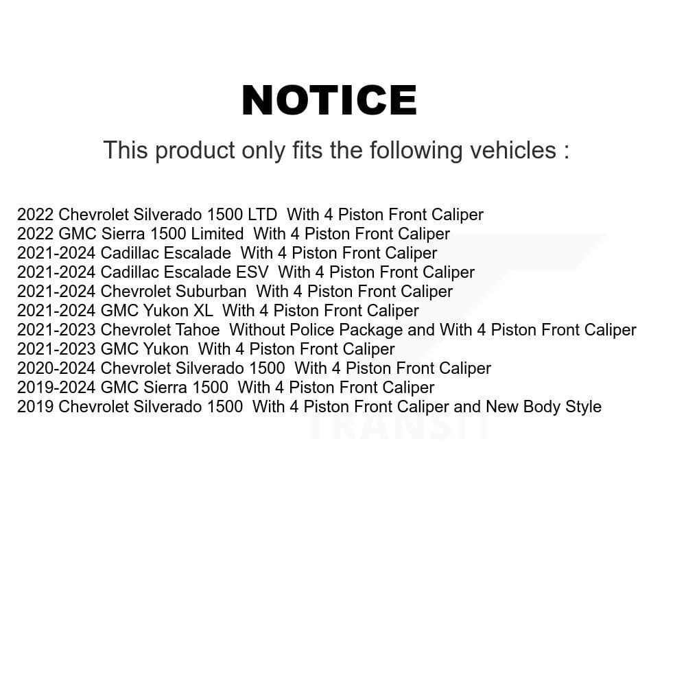 AmeriBRAKES - KNF-101954 - Front and Rear Disc Brake Pad Kits image 8
