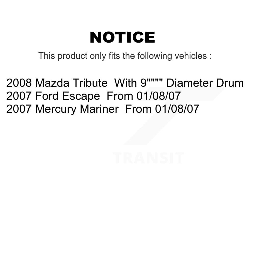 Top Quality - KNH-100133 - Rear Drum Brake Shoe Kits image 12