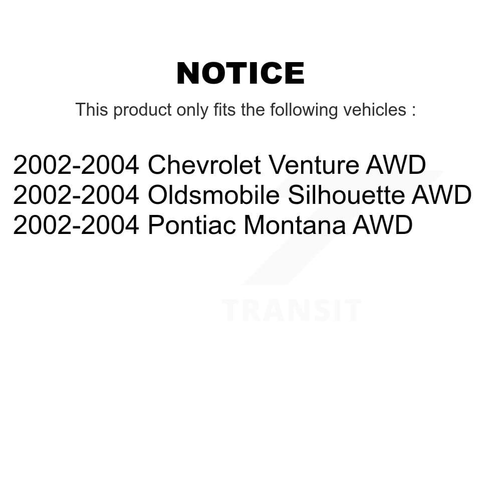 Transit Auto - KNN-100275 - Front and Rear Disc Brake Pad Kits image 14