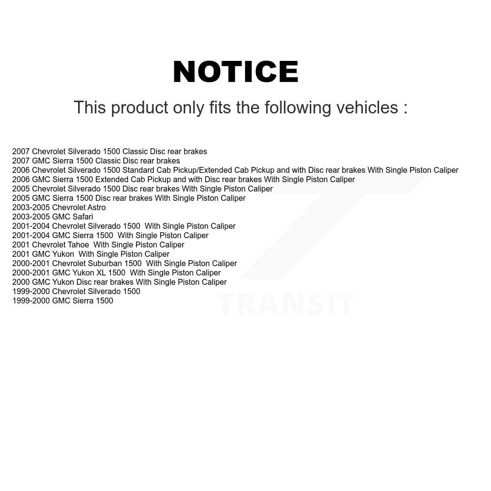 Transit Auto - KNN-100390 - Front and Rear Disc Brake Pad Kits image 14