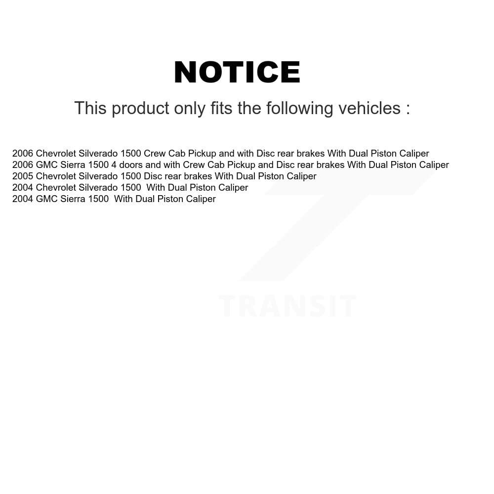 Transit Auto - KNN-100409 - Front and Rear Disc Brake Pad Kits image 14