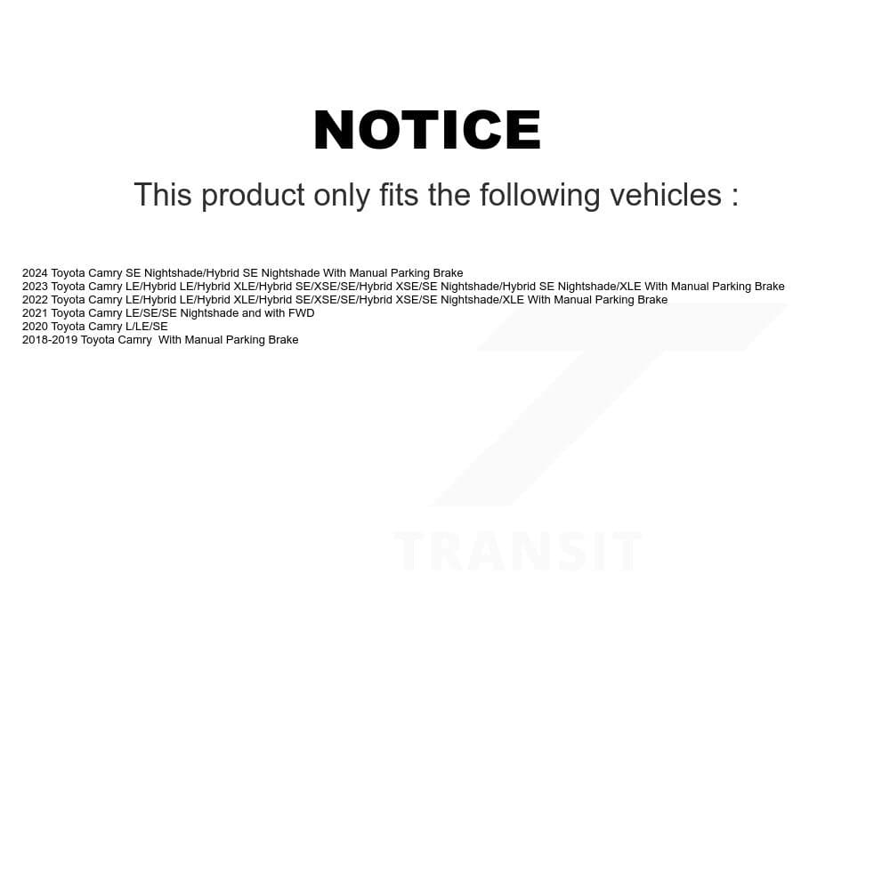 Transit Auto - KNN-100500 - Front and Rear Disc Brake Pad Kits image 14