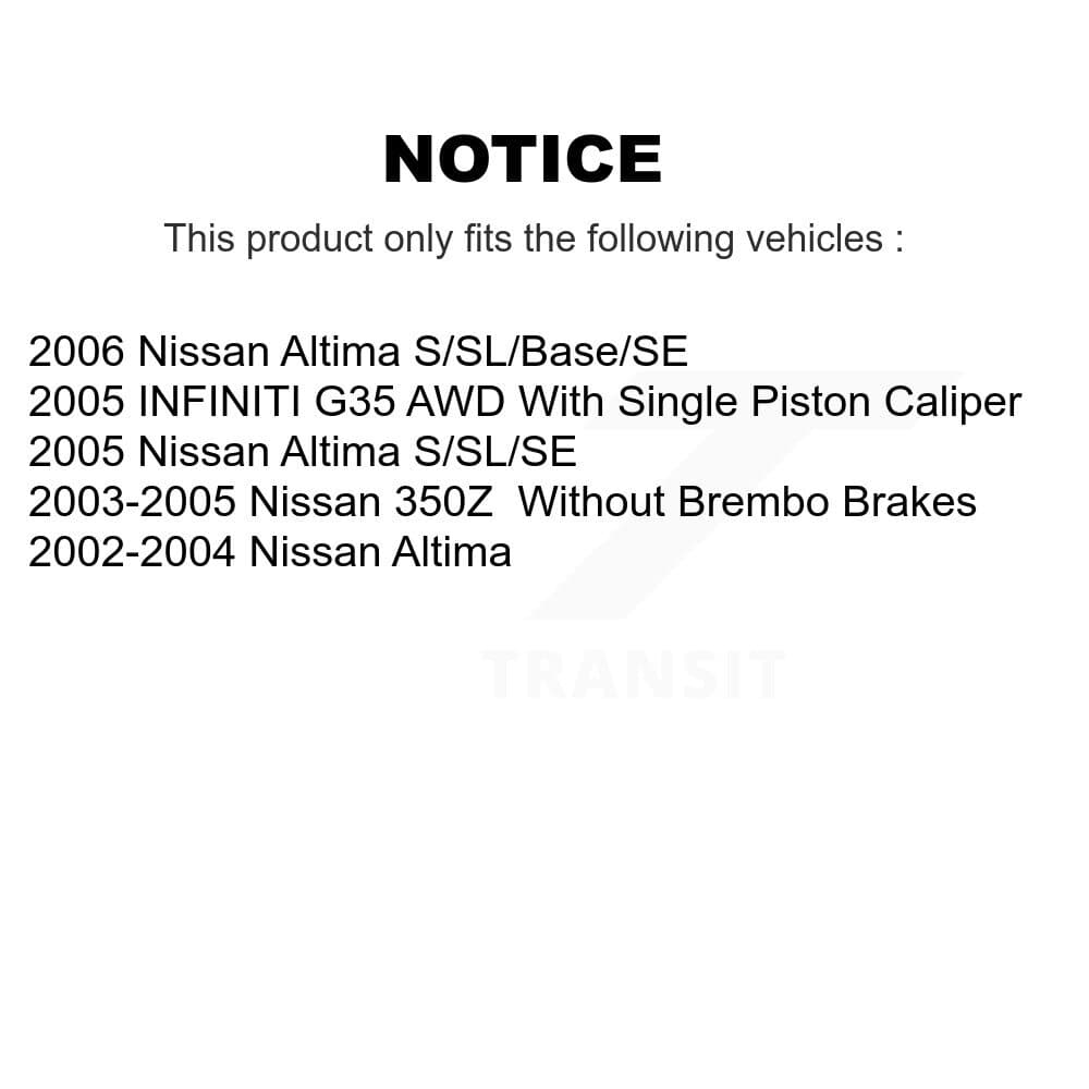 Transit Auto - KNN-100602 - Front and Rear Disc Brake Pad Kits image 14