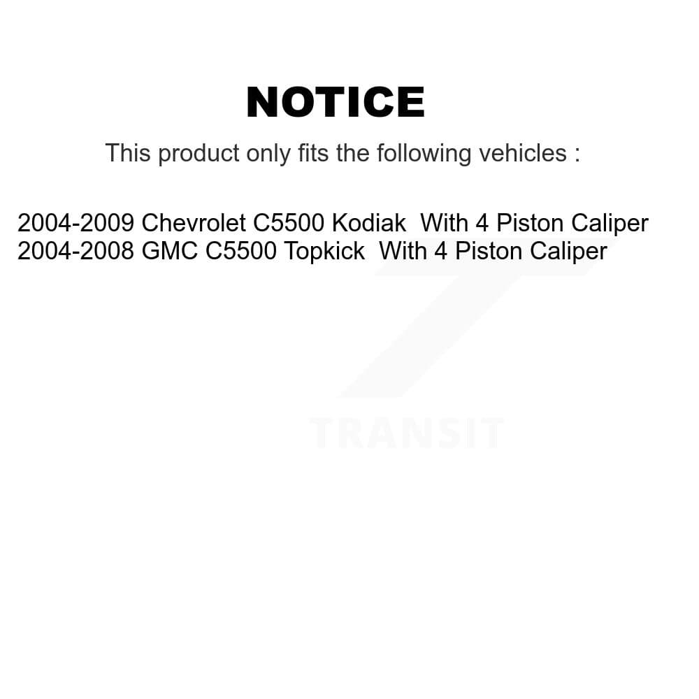 Transit Auto - KNN-100683 - Front and Rear Disc Brake Pad Kits image 14