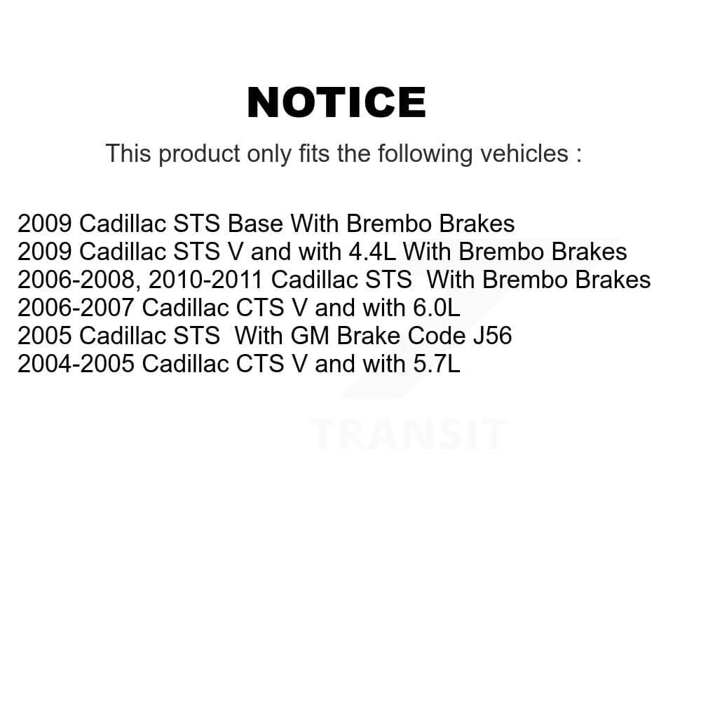 Transit Auto - KNN-100754 - Front and Rear Disc Brake Pad Kits image 13