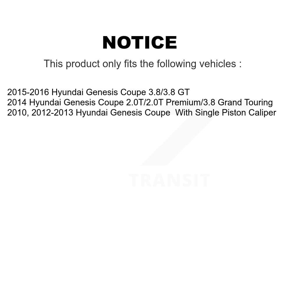 Transit Auto - KNN-100826 - Front and Rear Disc Brake Pad Kits image 14