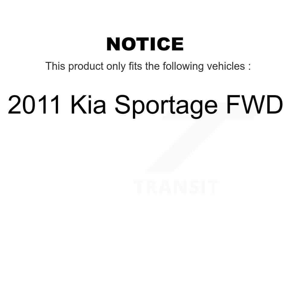 Transit Auto - KNN-100963 - Front and Rear Disc Brake Pad Kits image 14