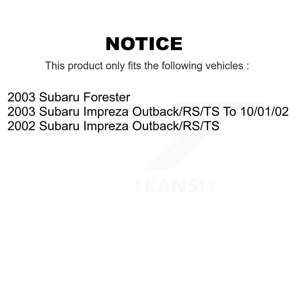 Transit Auto - KNN-100970 - Front and Rear Disc Brake Pad Kits image 14