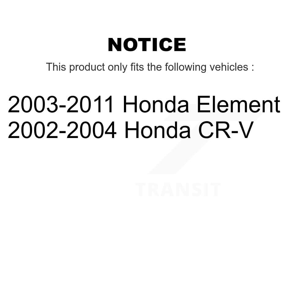 Transit Auto - KNN-101146 - Front and Rear Disc Brake Pad Kits image 14