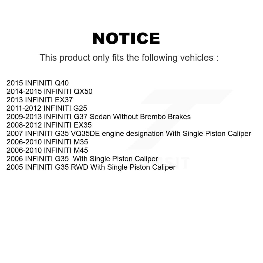 Transit Auto - KNN-101230 - Front and Rear Disc Brake Pad Kits image 14