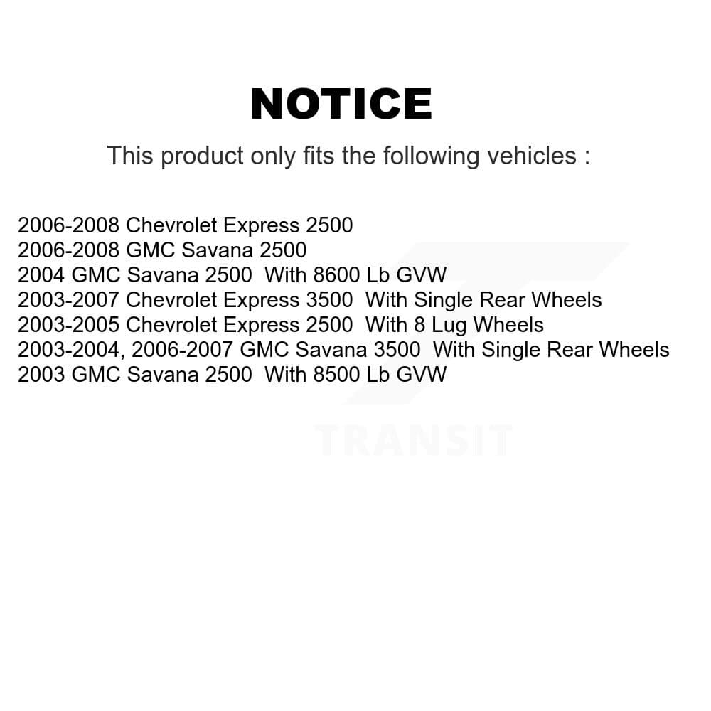 Transit Auto - KNN-101284 - Front and Rear Disc Brake Pad Kits image 14