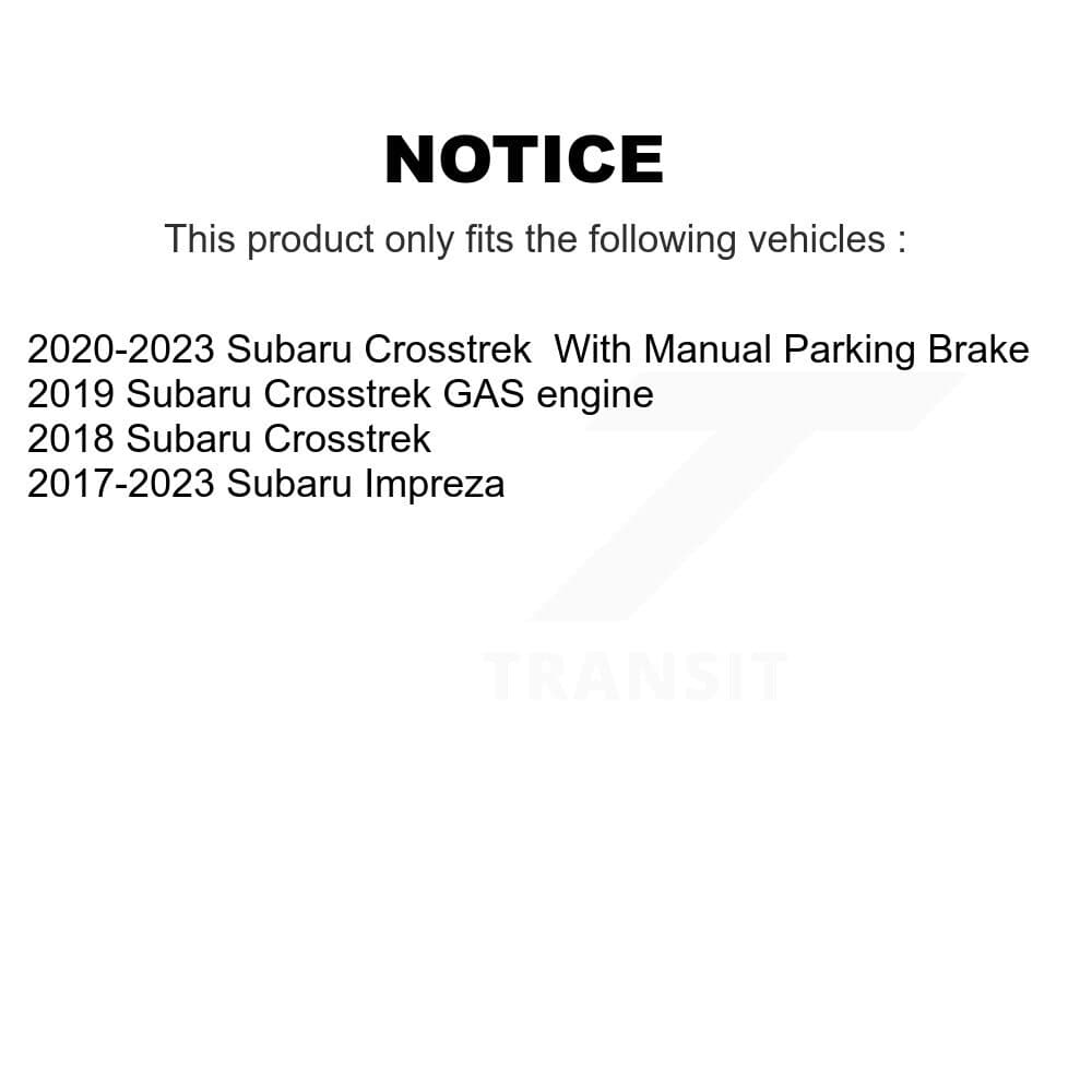 Transit Auto - KNN-101546 - Front and Rear Disc Brake Pad Kits image 14