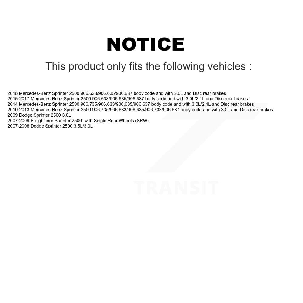 AmeriBRAKES - KNW-100145 - Front and Rear Disc Brake Pad Kits image 8