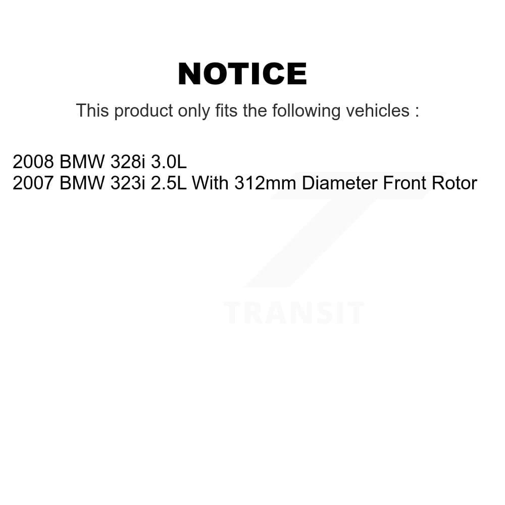 AmeriBRAKES - KNW-100245 - Front and Rear Disc Brake Pad Kits image 8