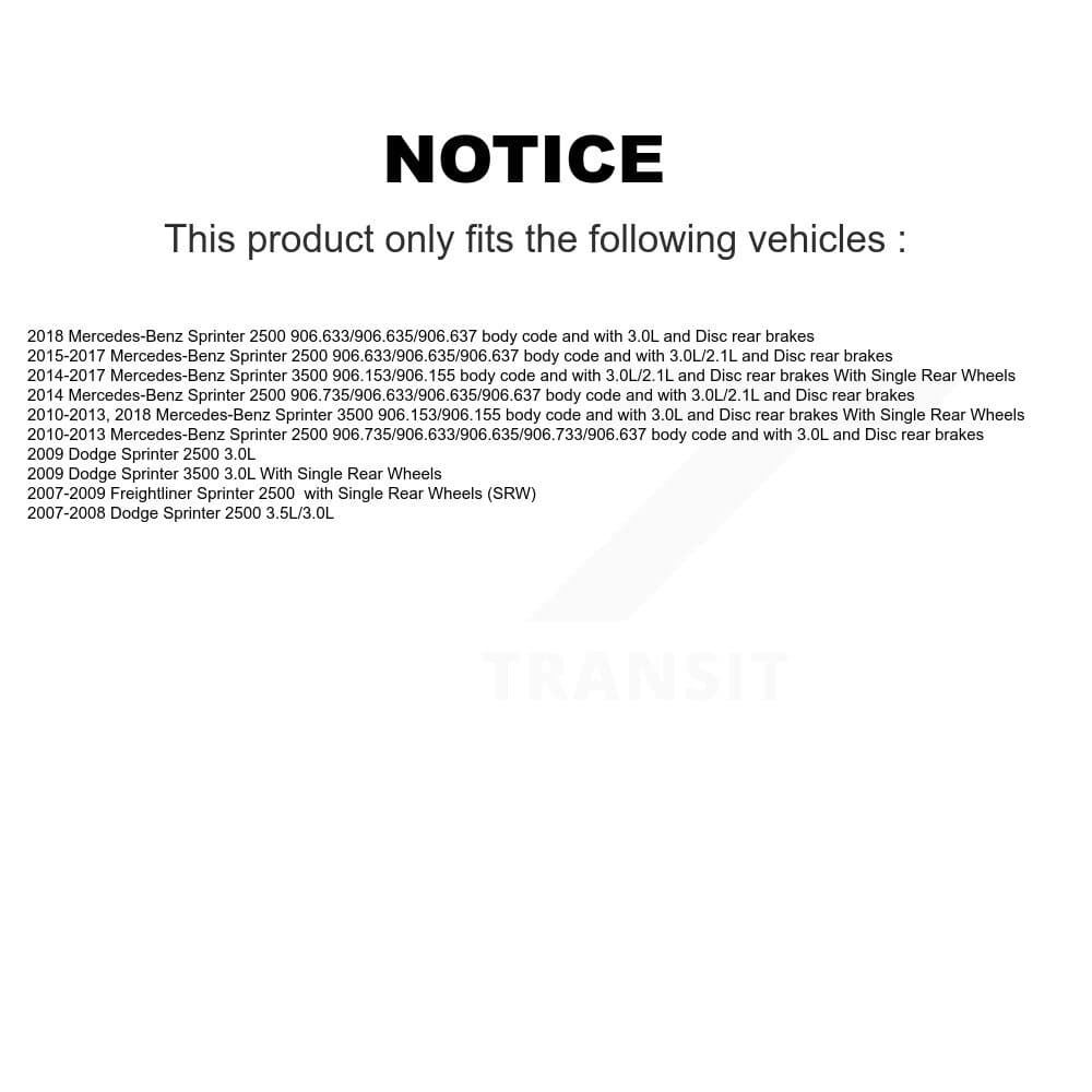 AmeriBRAKES - KNW-101055 - Rear Disc Brake Pad Kits image 8