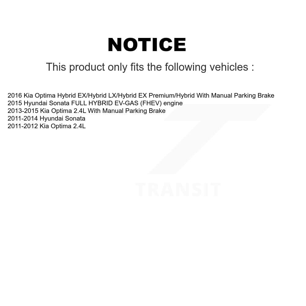 Positive Plus - KPF-100188 - Front and Rear Disc Brake Pad Kits image 8