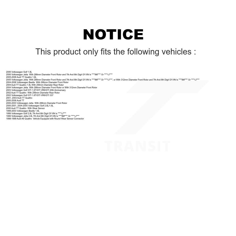 Positive Plus - KPF-100328 - Front and Rear Disc Brake Pad Kits image 8