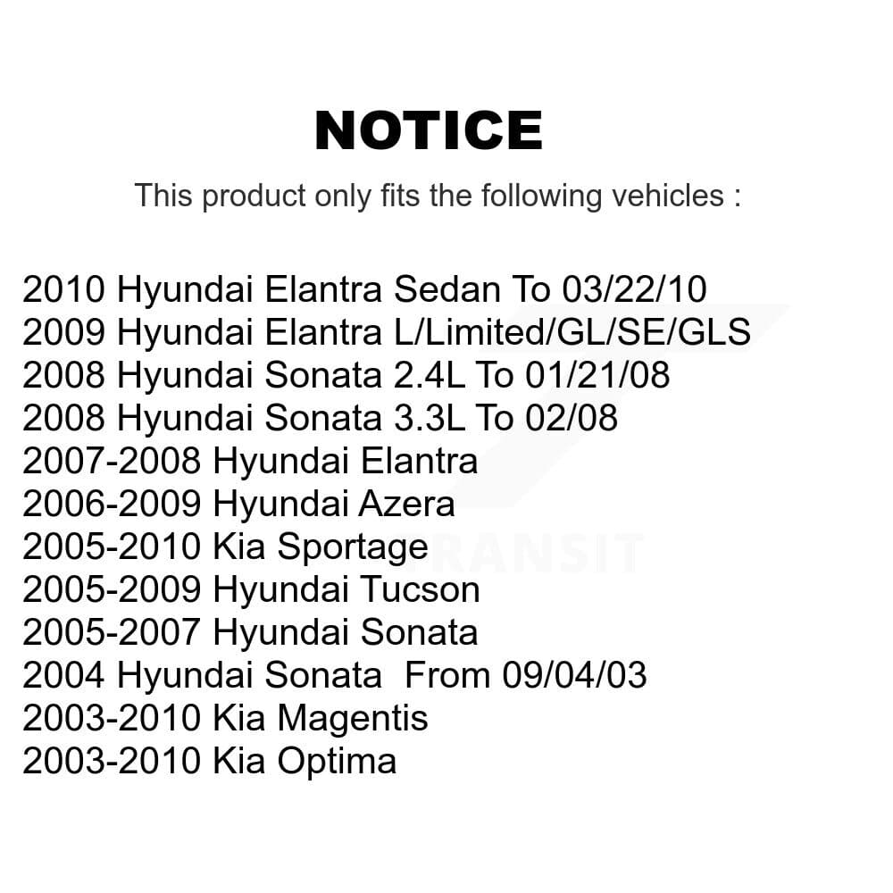 Positive Plus - KPF-100433 - Front and Rear Disc Brake Pad Kits image 8