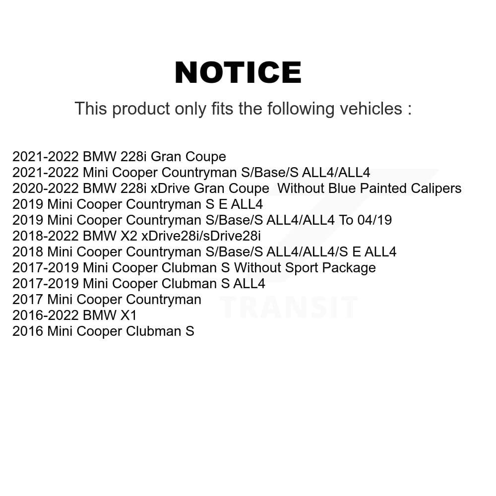 Positive Plus - KPF-100510 - Front and Rear Disc Brake Pad Kits image 8