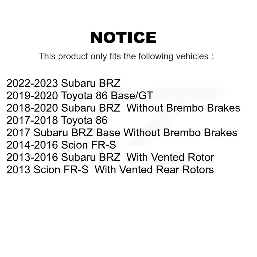 Positive Plus - KPF-100593 - Front and Rear Disc Brake Pad Kits image 8