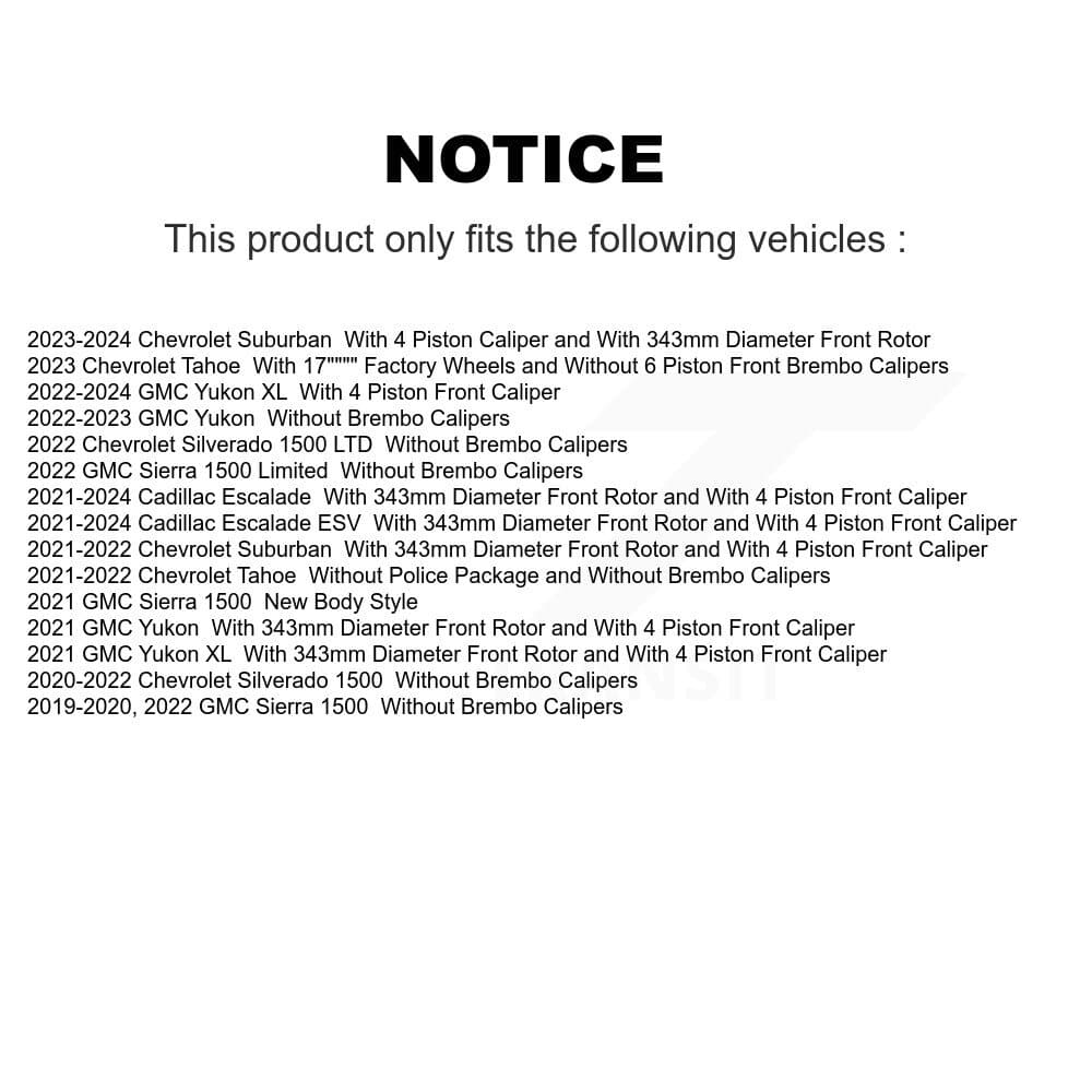 Positive Plus - KPF-100608 - Front and Rear Disc Brake Pad Kits image 8