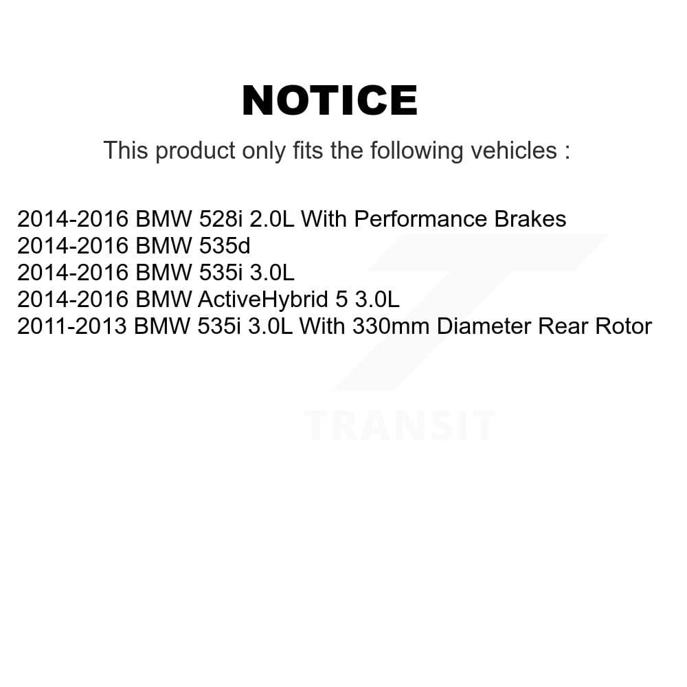 Positive Plus - KPW-100015 - Front and Rear Disc Brake Pad Kits image 8