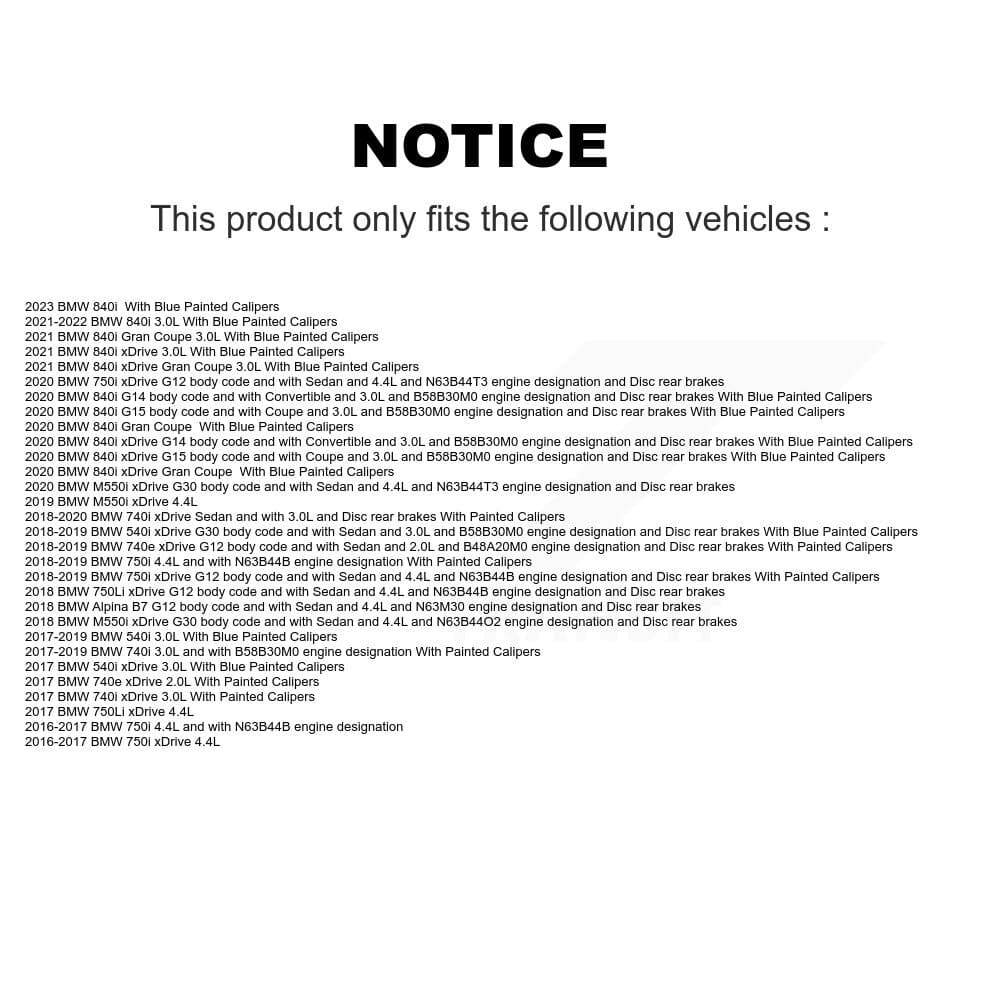 Positive Plus - KPW-100054 - Front and Rear Disc Brake Pad Kits image 8